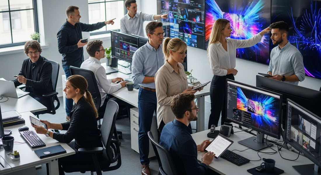 gestion de contenu affichage led bureau