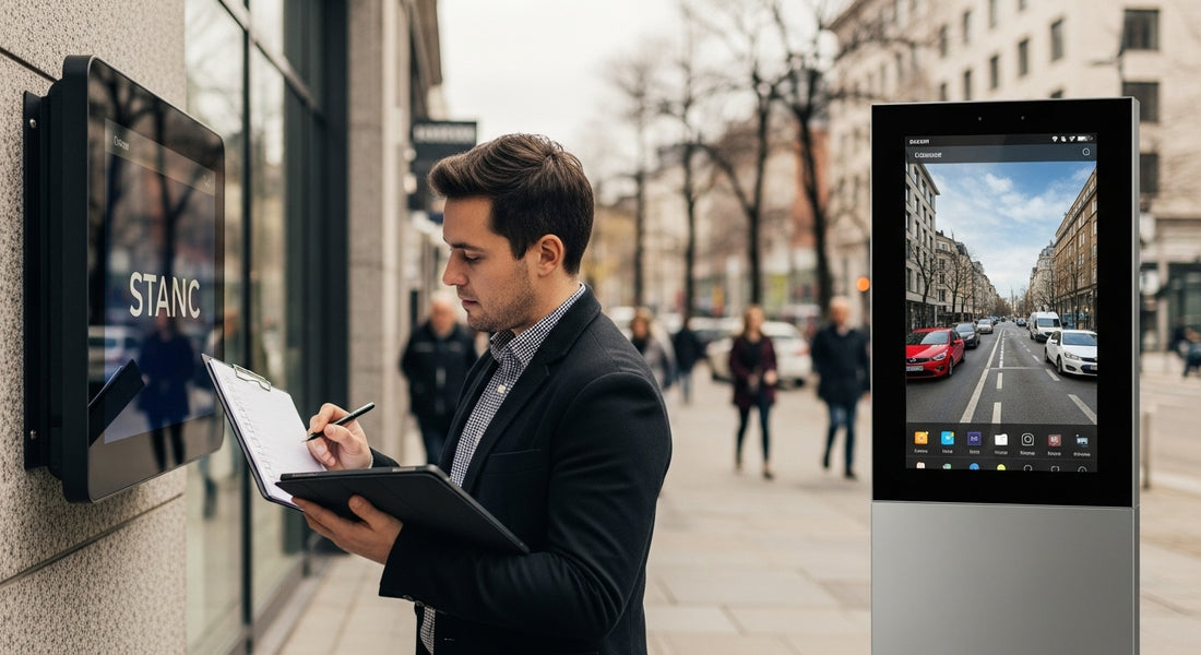 guide sélection écran extérieur