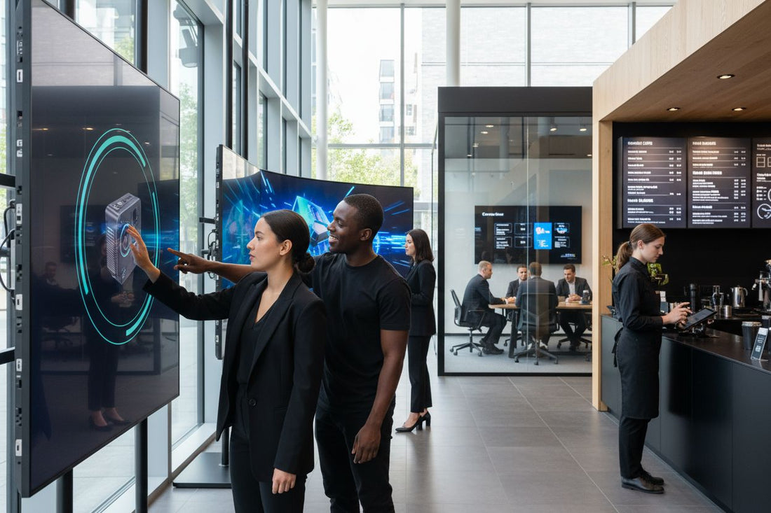 publicité LED, affichage dynamique, interactions magasin