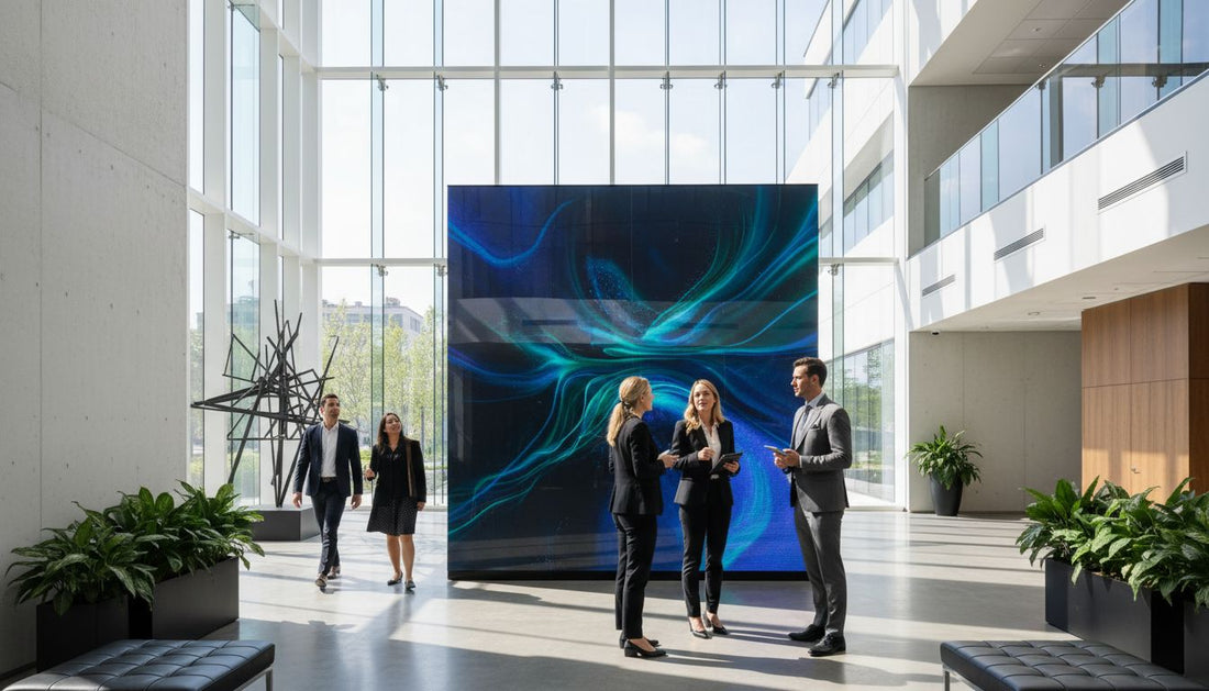 écran LED transparent entreprise