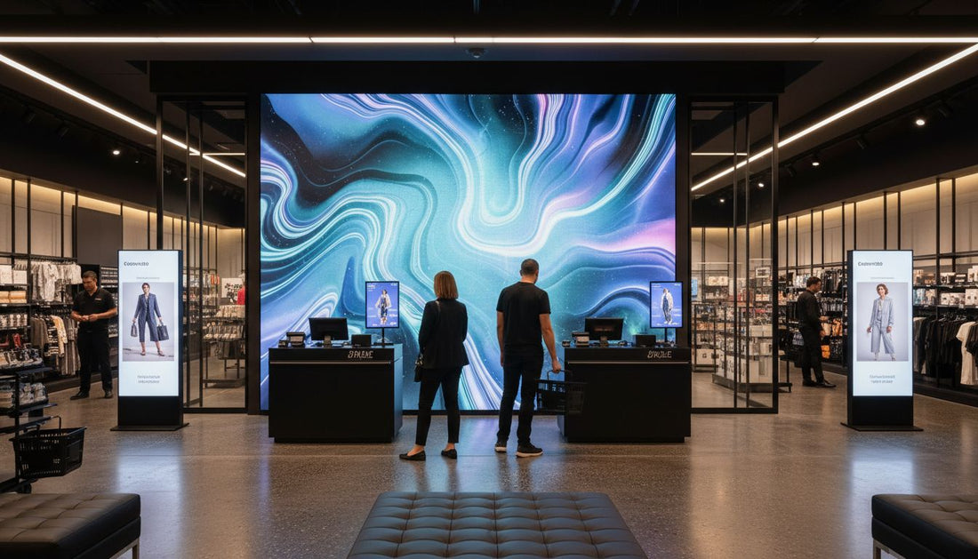 écrans LED magasin