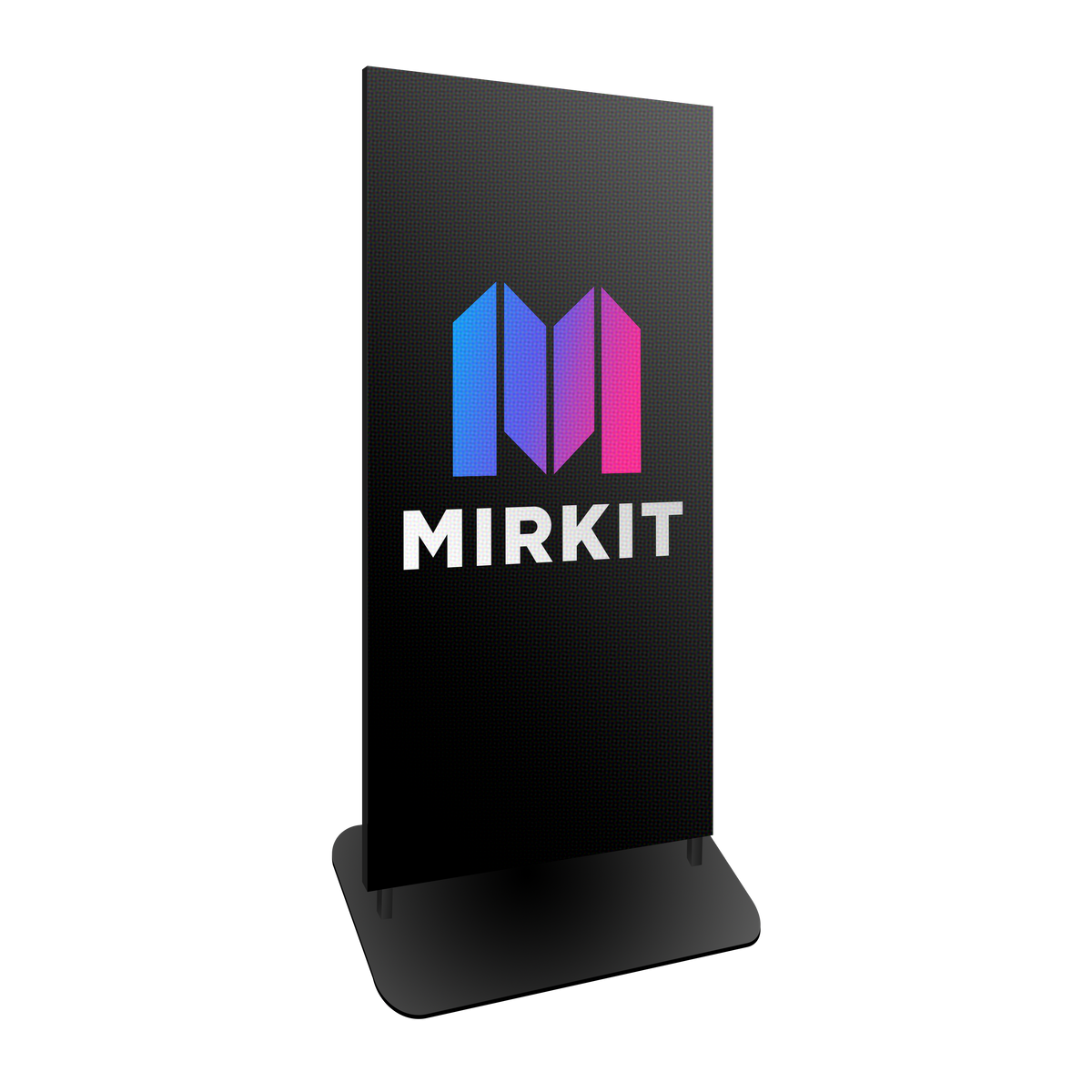 Location professionnelle — TOTEM PUBLICITAIRE LED pour extérieur MIRKIT PRATIQUE EXT 2