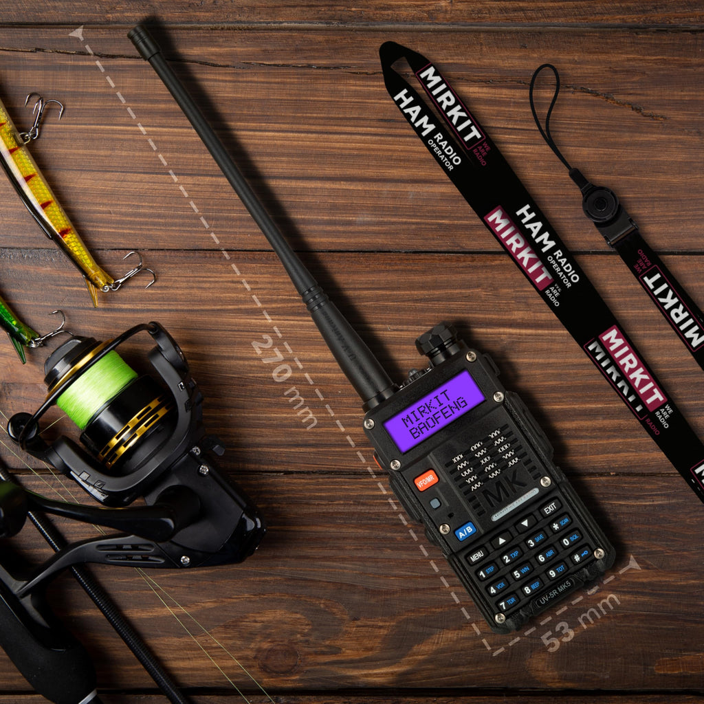 BAOFENG MK5 8W Mirkit Édition Puissance Maximale Talkie-Walkie Kit Complet Radioamateur avec Batterie Baofeng 1800mAh & Logiciel Mirkit 2025