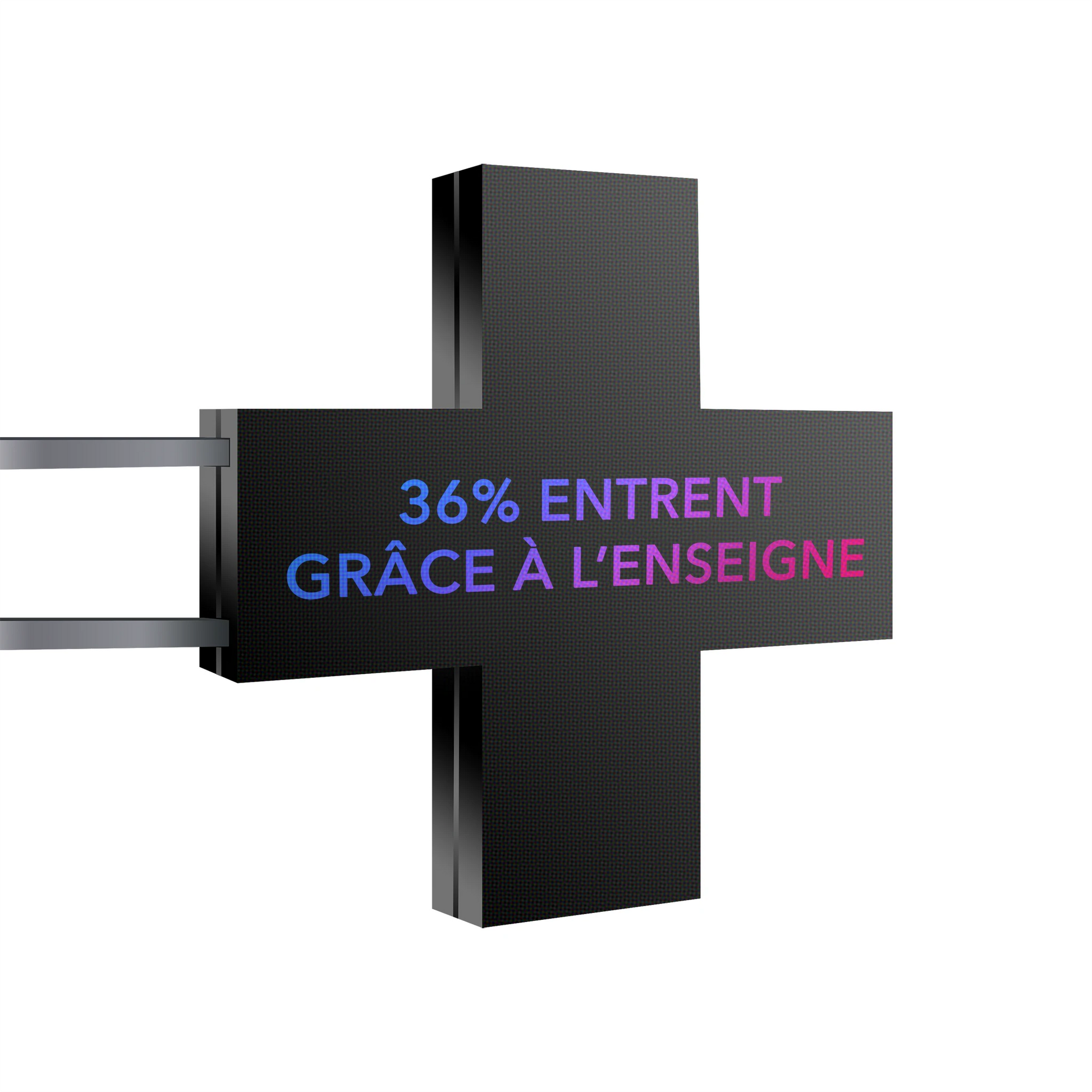 CROIX LED PHARMACEUTIQUE À DEUX FACES — MIRKIT SIGNAL PRO P3/P6