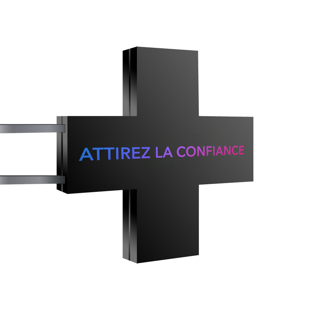 CROIX LED PHARMACEUTIQUE À DEUX FACES — MIRKIT SIGNAL PRO P3/P6