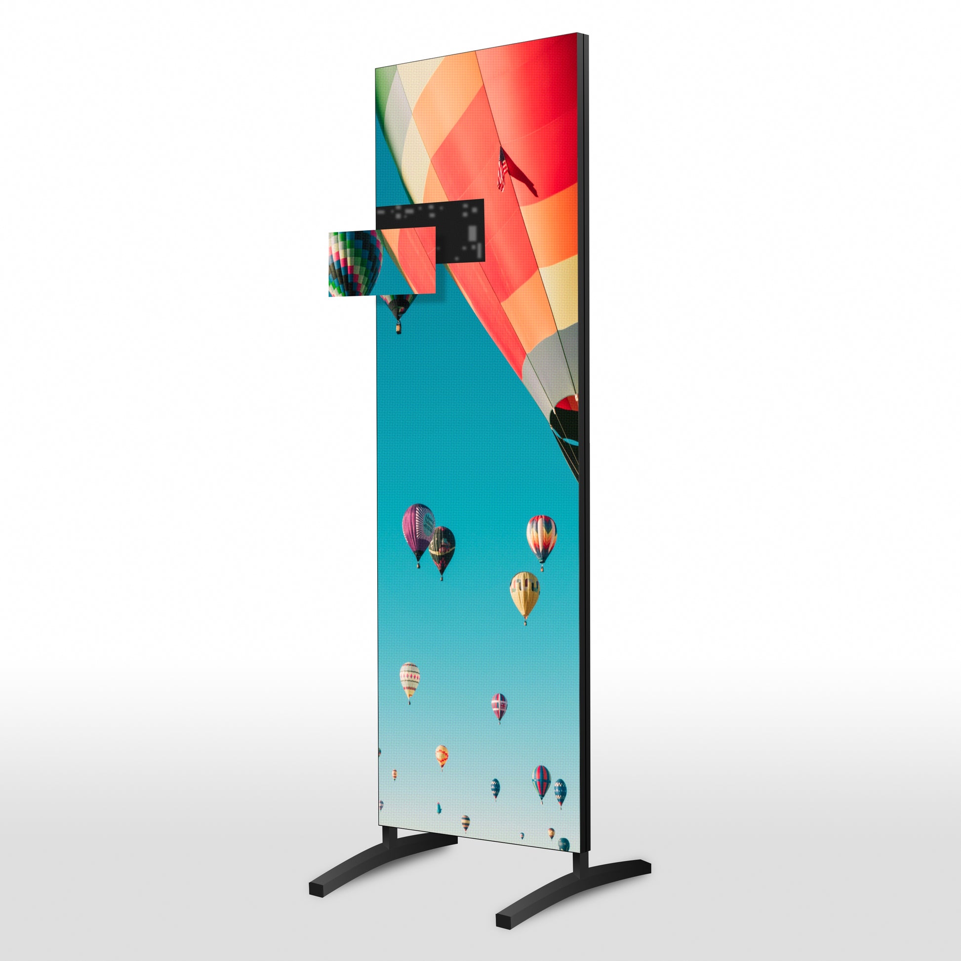 TOTEM PUBLICITAIRE LED pour Intérieur  MIRKIT PRATIQUE INT 1
