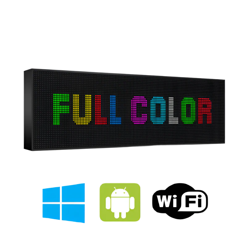 ENSEIGNE LED COULEURS
