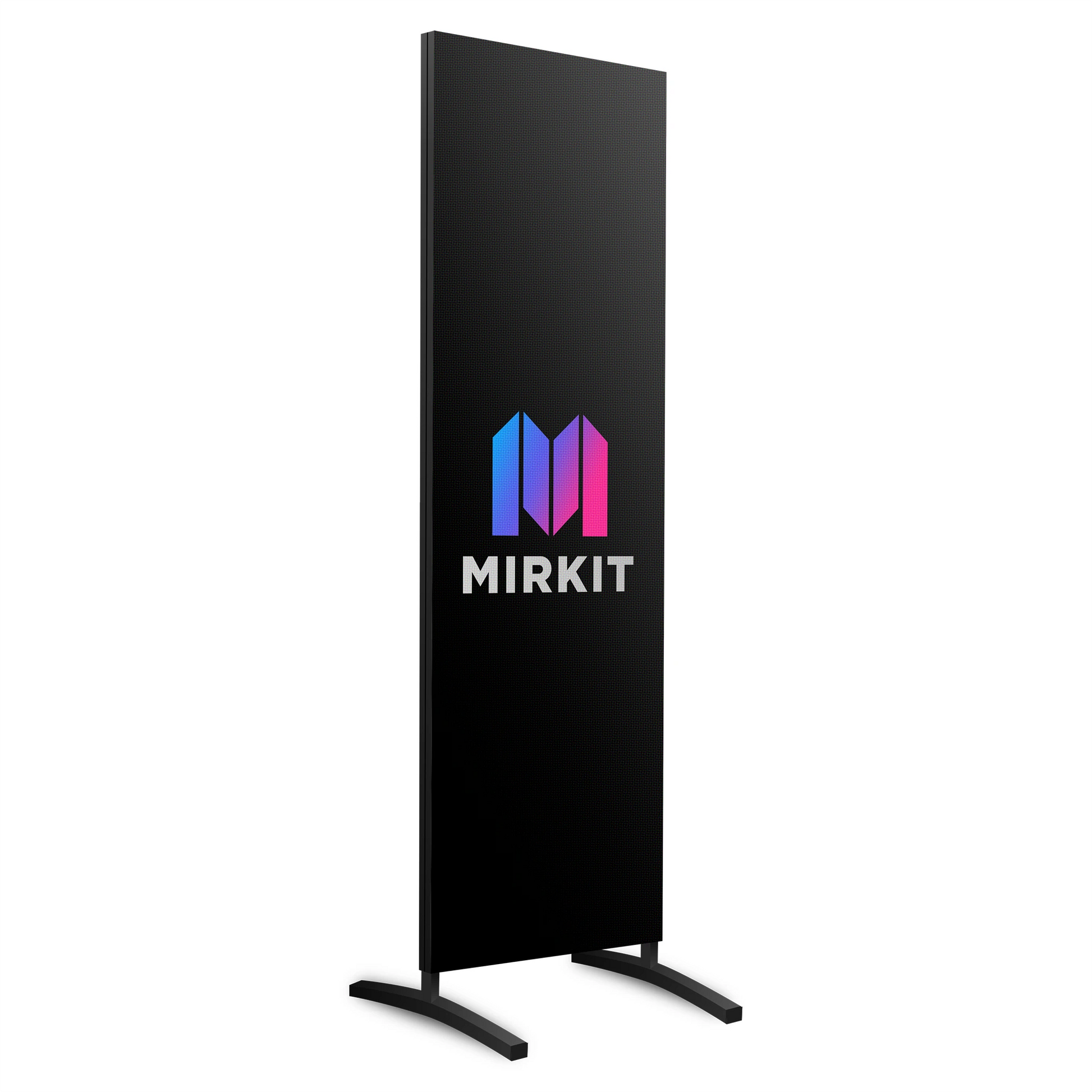 TOTEM PUBLICITAIRE LED pour intérieur MIRKIT PRATIQUE INT 1