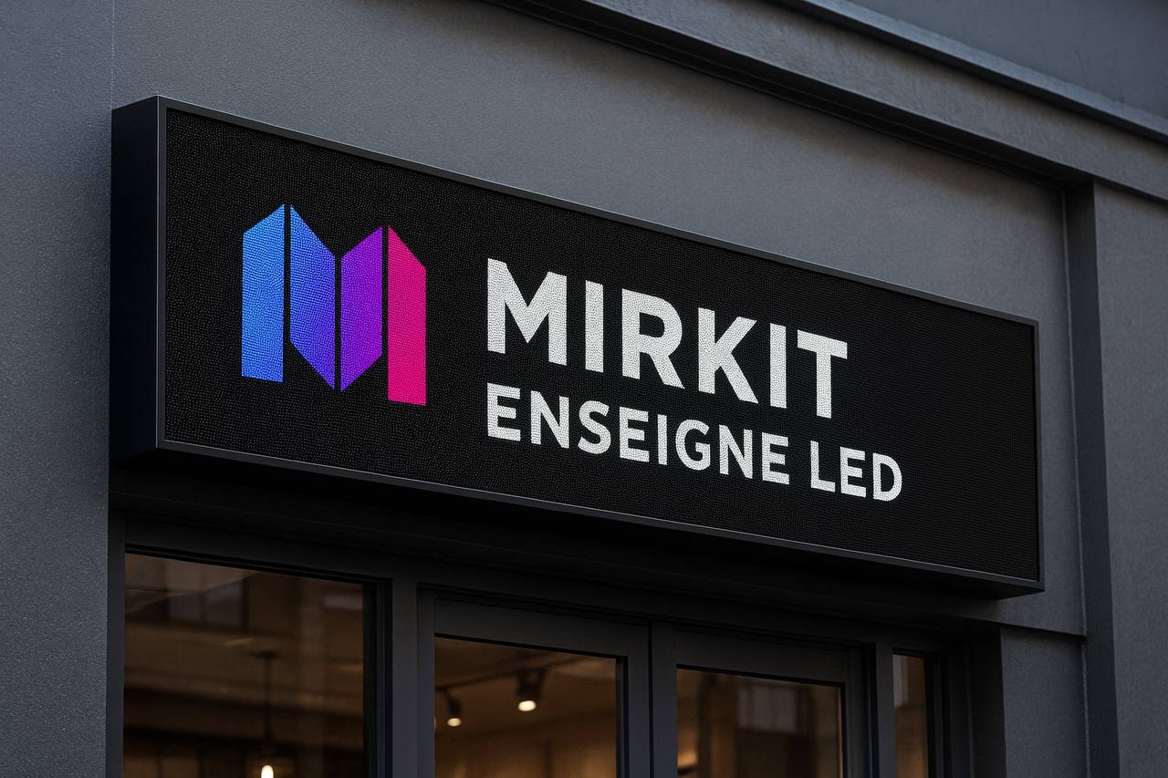 ENSEIGNE LED COULEURS